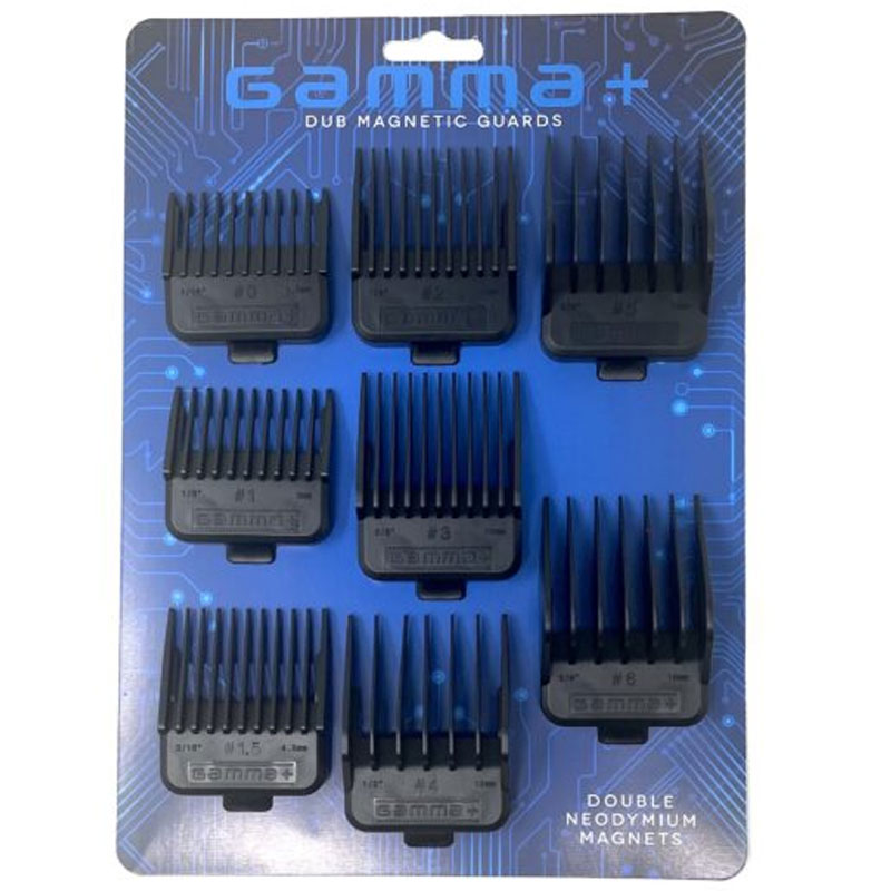 Gamma+ Set Faux peignes magnetiques pack x8